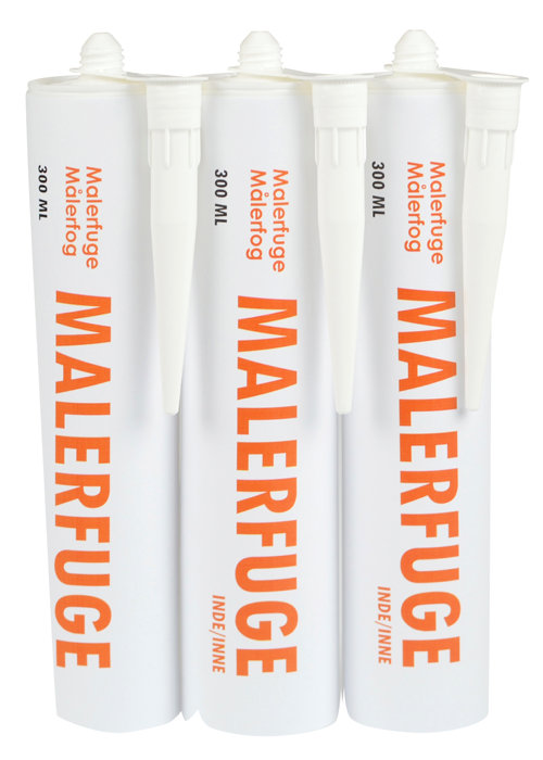 Malefuge hvit 3 x 300 ml